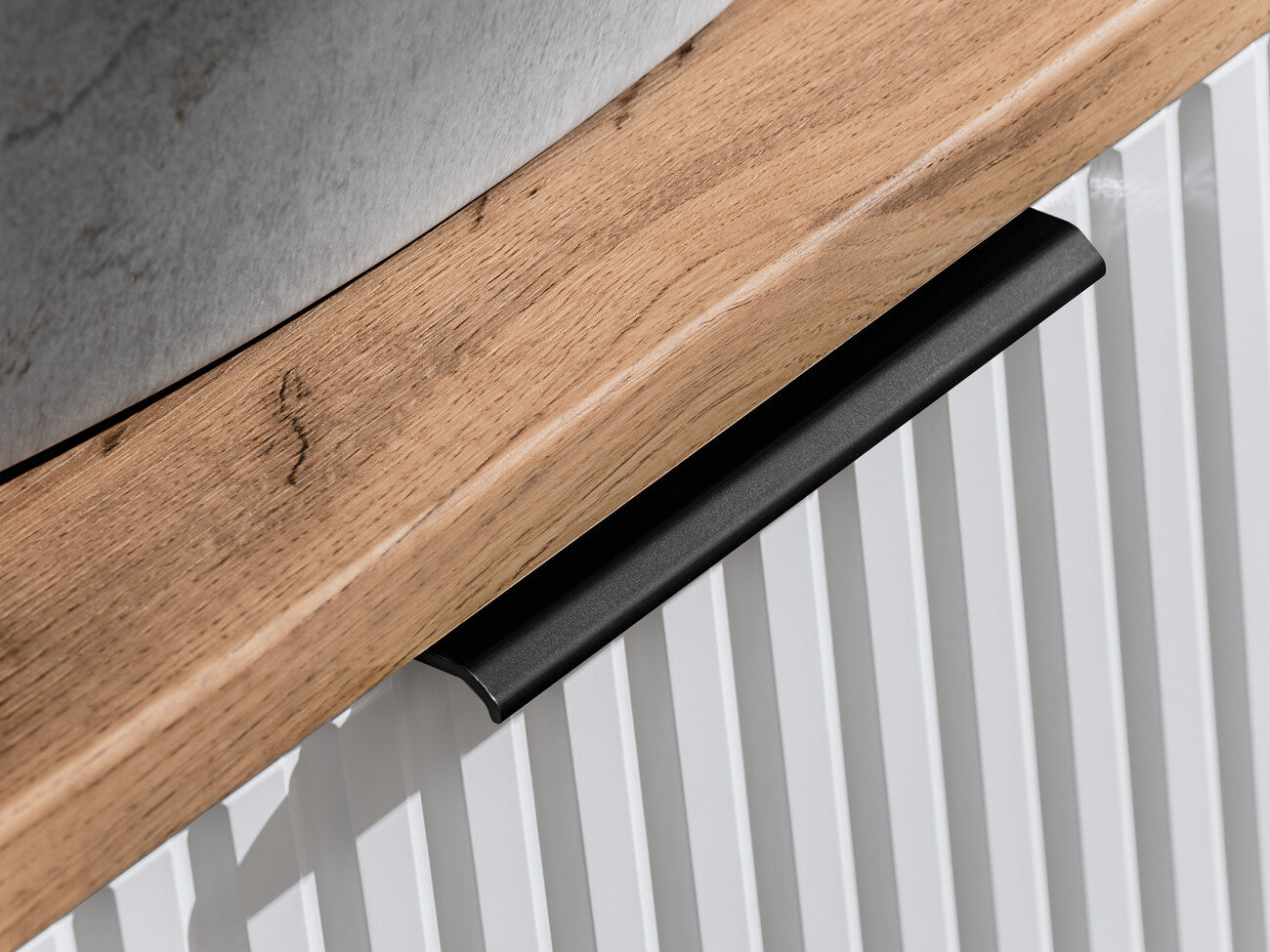 Vannas istabas mēbeļu komplekts ar spogulis Ade 120 cm SB balts - N1 Home