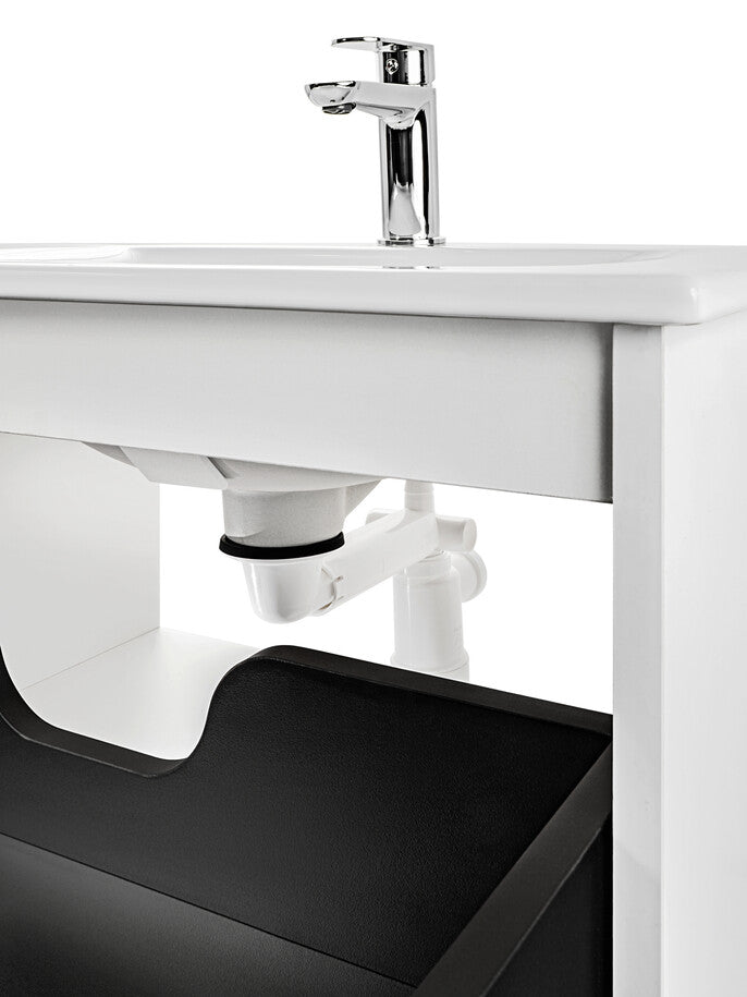 Vannas istabas mēbeļu komplekts Fija G 120 cm balts - N1 Home