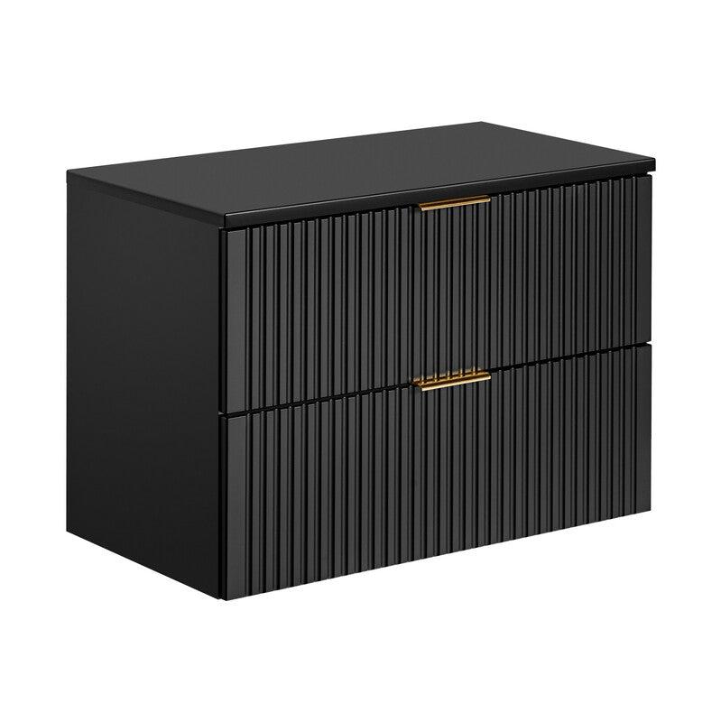 Vannas istabas mēbeļu komplekts Ade DR 80 cm melns - N1 Home