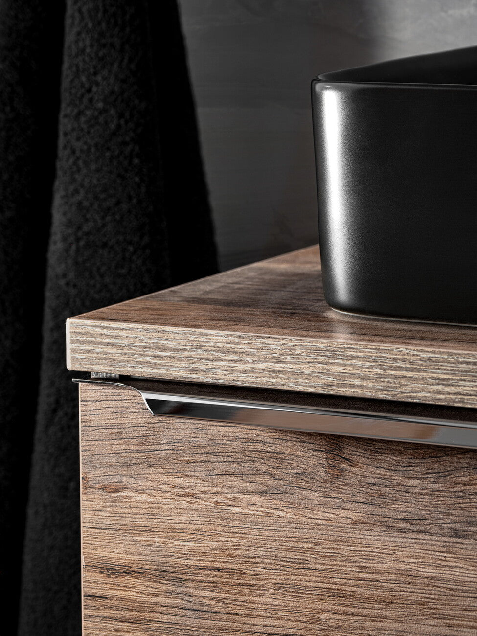 Vannas istaba izlietnes skapīs Sant 60; 80/46/45.6 cm vintaž ozols - N1 Home