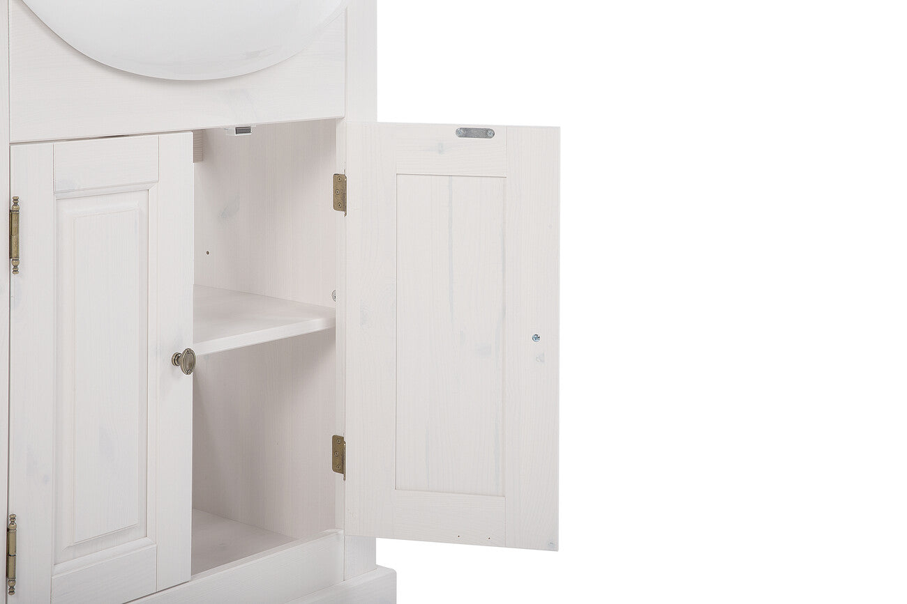 Vannas istaba skapīs Roma 45/85/30 cm balts - N1 Home