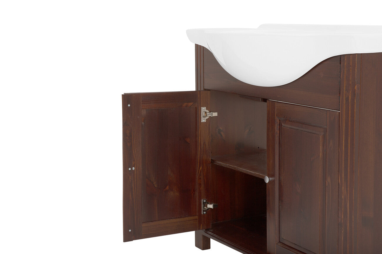 Vannas istaba skapīs Reti 46/83/36 brūns - N1 Home