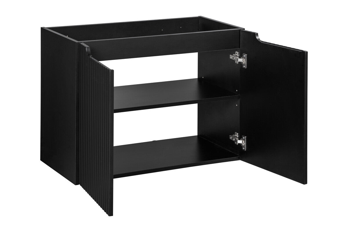 Vannas istabas izlietnes skapīs Noa 50; 60; 80/57/39 cm melns - N1 Home