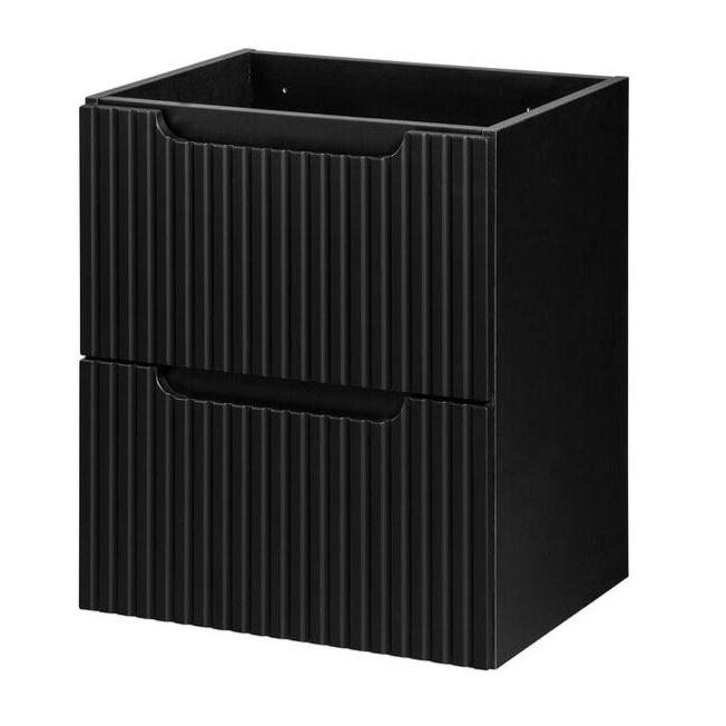 Vannas istabas izlietnes skapīs Noa 50; 60; 80/57/39 cm melns - N1 Home