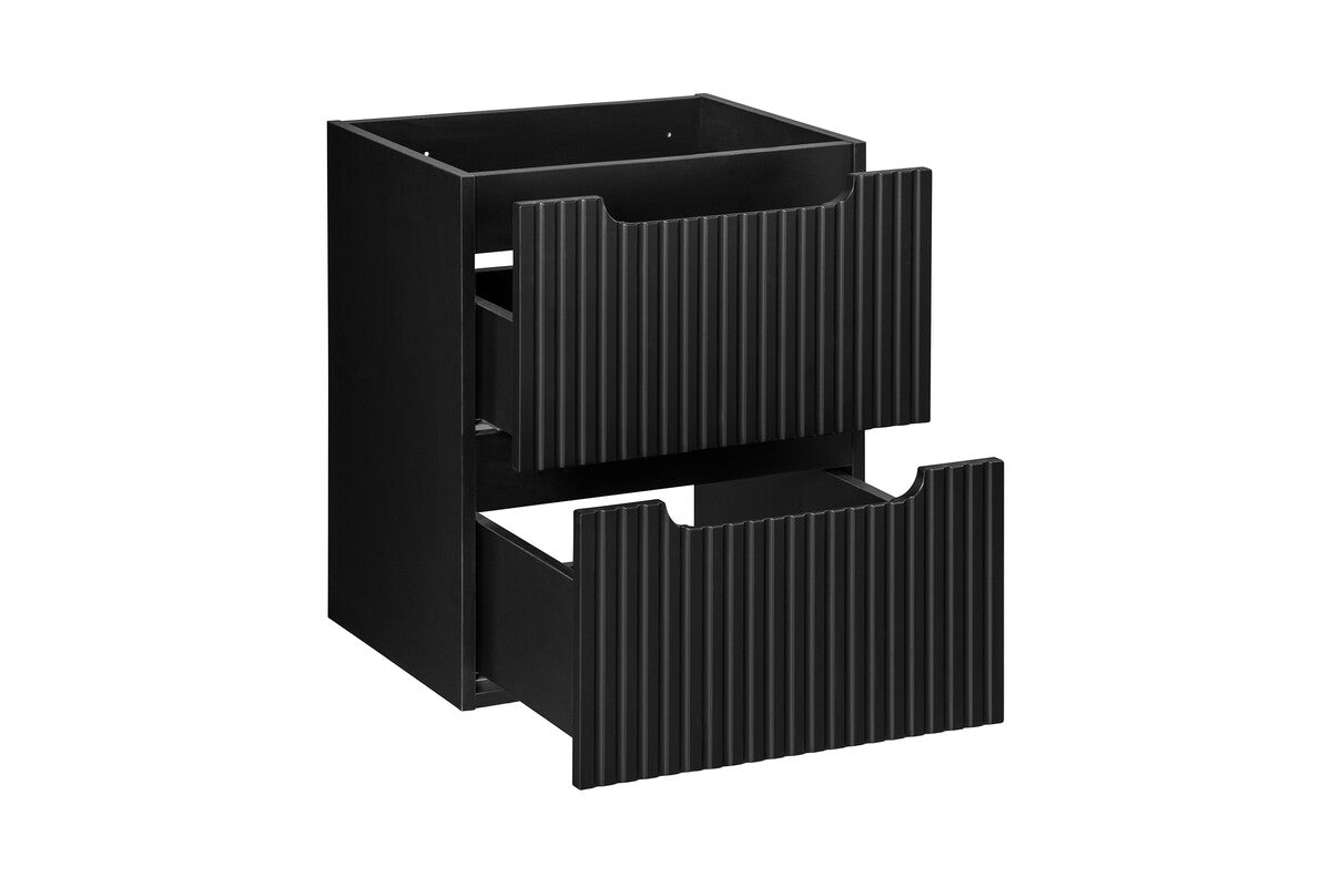 Vannas istabas izlietnes skapīs Noa 50; 60; 80/57/39 cm melns - N1 Home