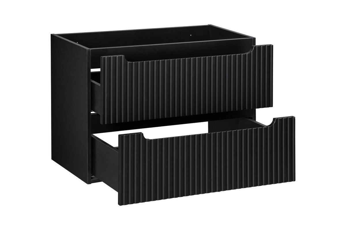 Vannas istabas izlietnes skapīs Noa 50; 60; 80/57/39 cm melns - N1 Home