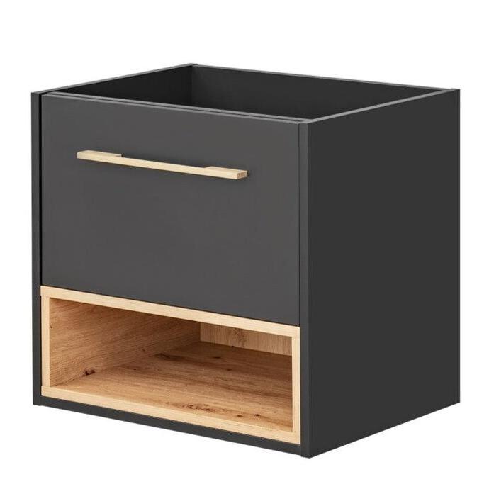 Vannas istabas izlietnes skapīs Boro 60; 80; 120/57/46 cm grafīts - N1 Home