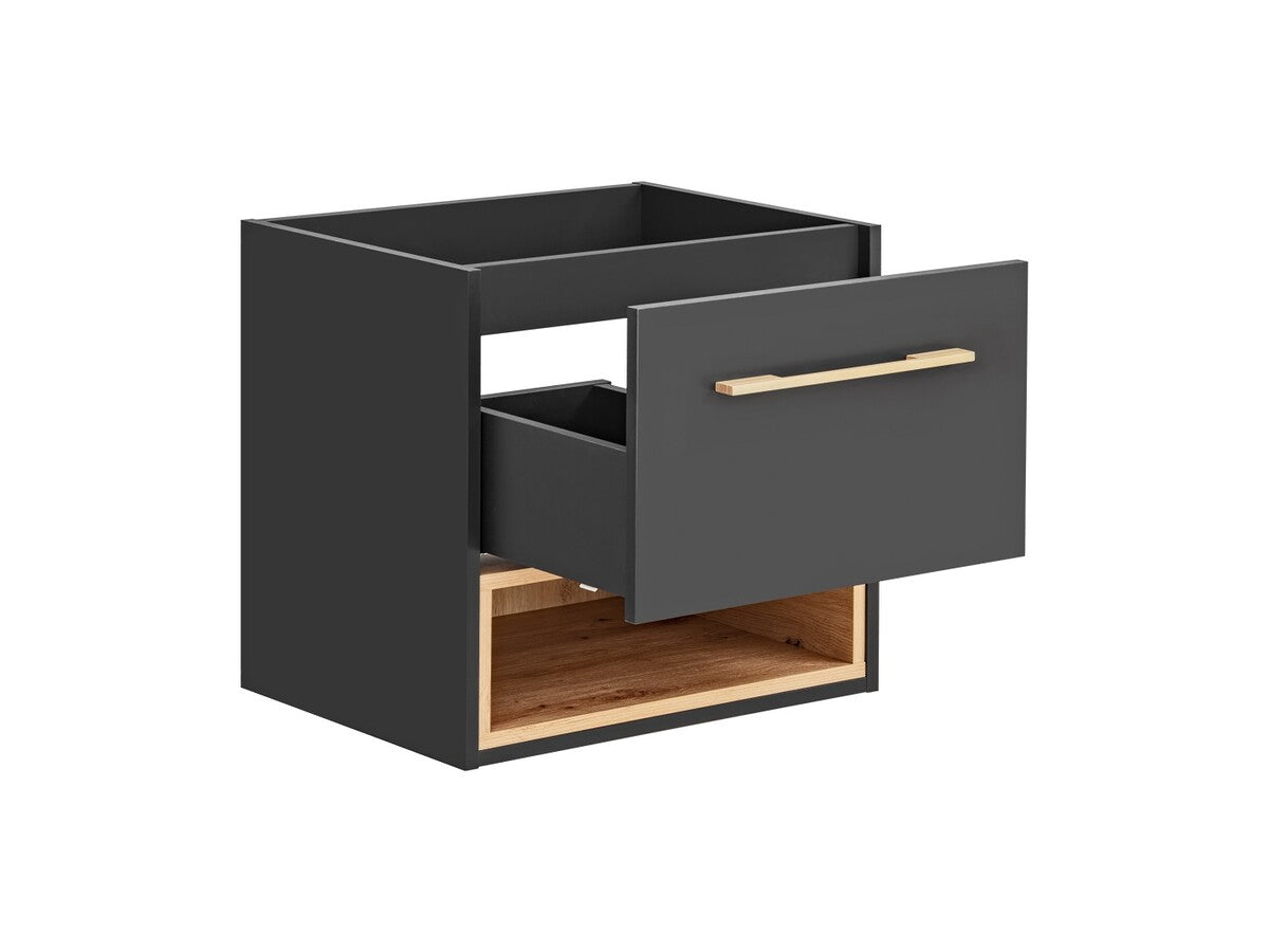 Vannas istabas izlietnes skapīs Boro 60; 80; 120/57/46 cm grafīts - N1 Home