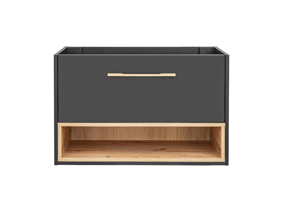 Vannas istabas izlietnes skapīs Boro 60; 80; 120/57/46 cm grafīts - N1 Home