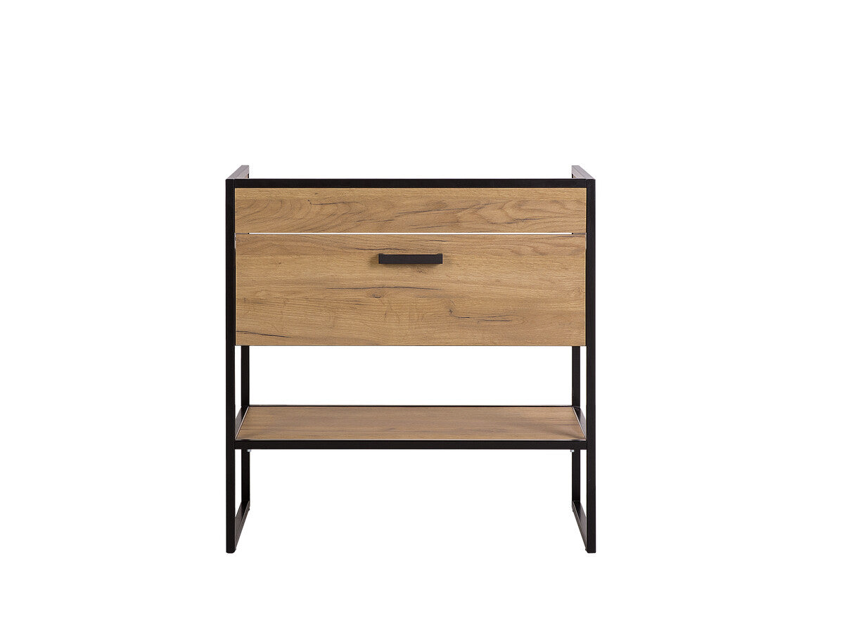 Vannas istabas izlietne skapīs Brook 60; 80/ 82/46 cm zelta ozols - N1 Home