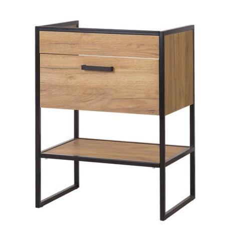 Vannas istabas izlietne skapīs Brook 60; 80/ 82/46 cm zelta ozols - N1 Home