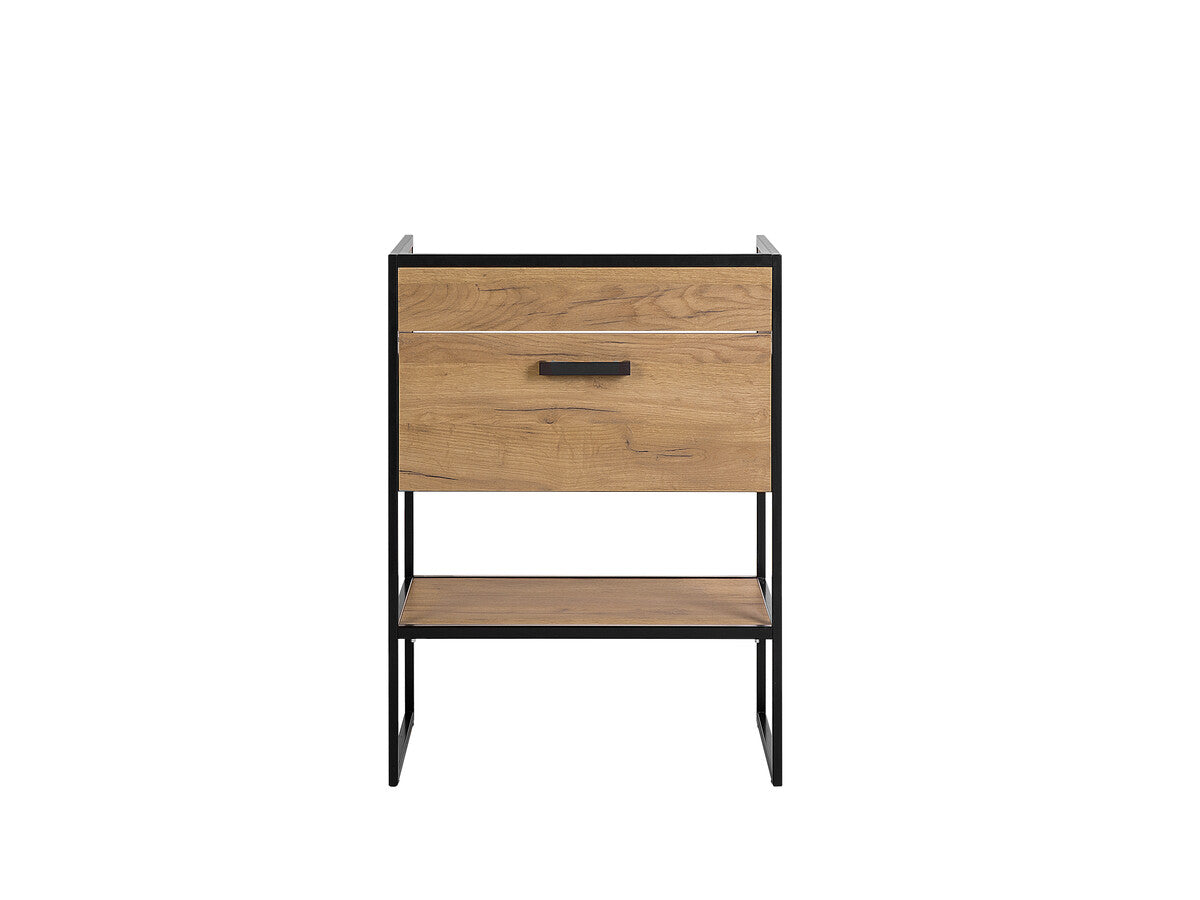 Vannas istabas izlietne skapīs Brook 60; 80/ 82/46 cm zelta ozols - N1 Home