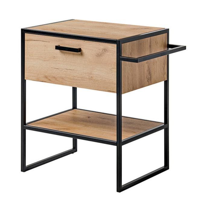 Vannas istabas izlietne skapīs Brook 70/75/50 cm zelta ozols - N1 Home