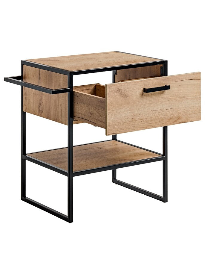 Vannas istabas izlietne skapīs Brook 70/75/50 cm zelta ozols - N1 Home