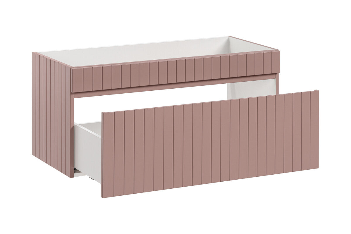 Vannas istabas mēbeļu komplekts Icon 100 cm rozā - N1 Home