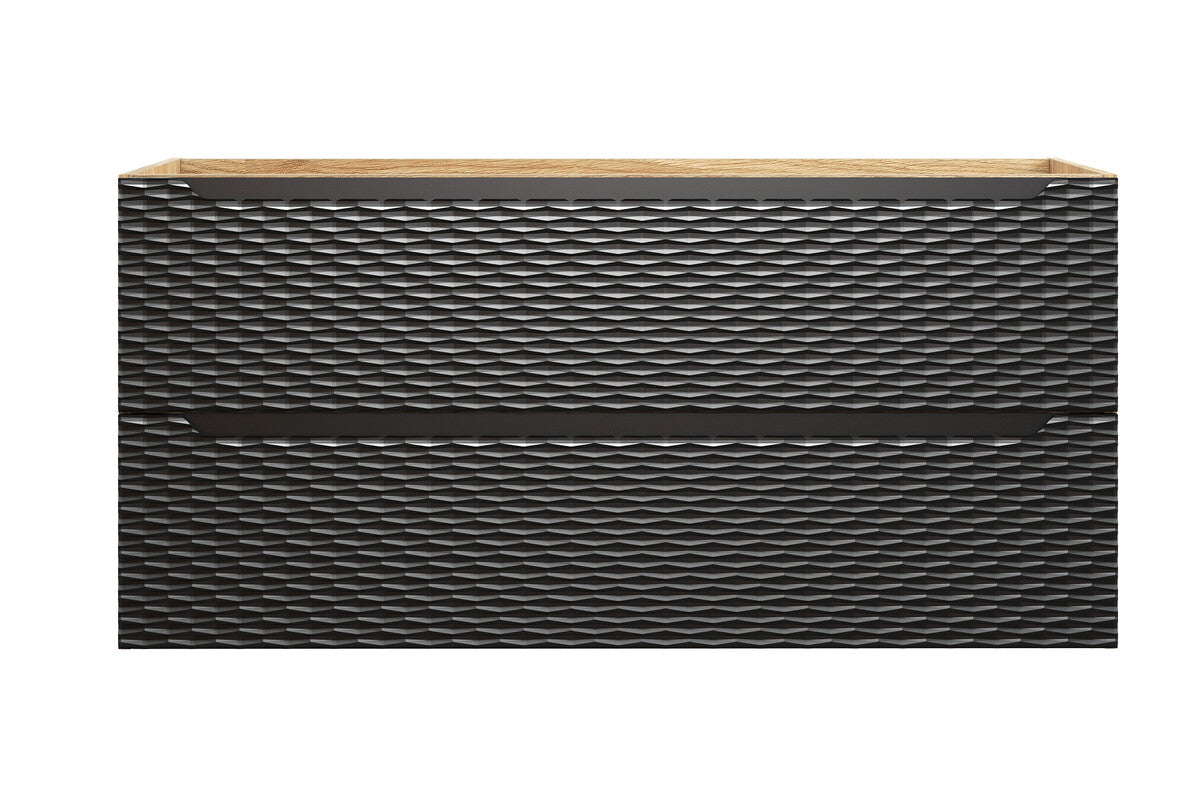 Vannas istabas izlietnes skapīs Ocea 60; 70; 80; 90; 120/57/46 cm melns - N1 Home