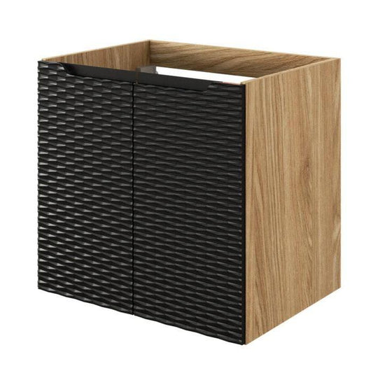 Vannas istabas izlietnes skapīs Ocea 60/57/46 cm melns - N1 Home