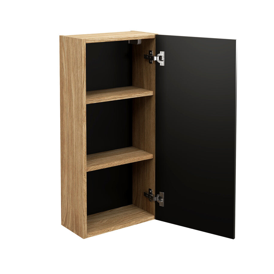 Vannas istabas mēbeļu komplekts Lukso X melns - N1 Home