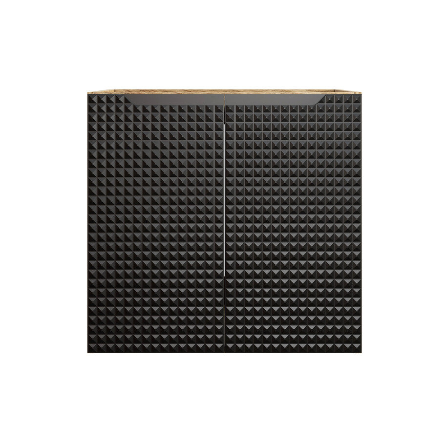 Vannas istabas mēbeļu komplekts Lukso N 90 cm melns - N1 Home