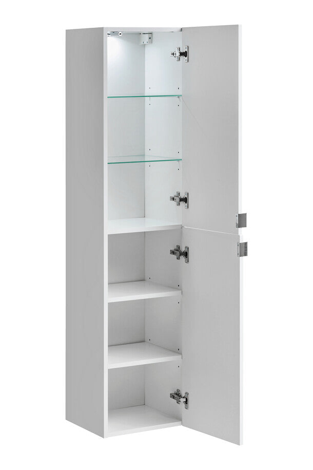 Vannas istabas skapīs Leo 35/150/32 cm balts - N1 Home