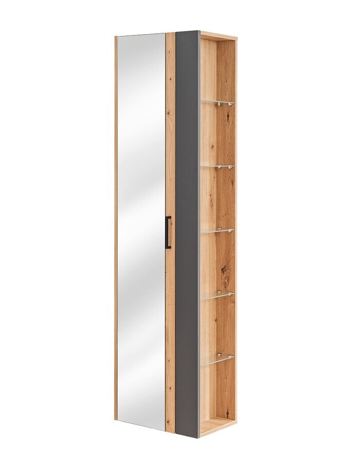 Vannas istabas skapīs Mado 45/170/30,3 cm grafīts - N1 Home