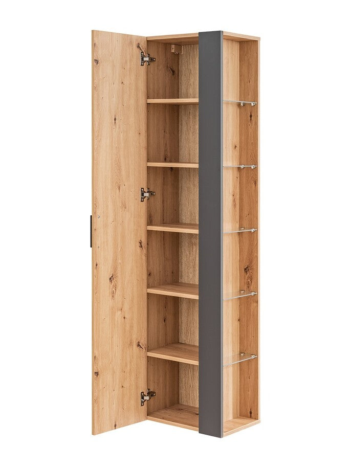 Vannas istabas skapīs Mado 45/170/30,3 cm grafīts - N1 Home