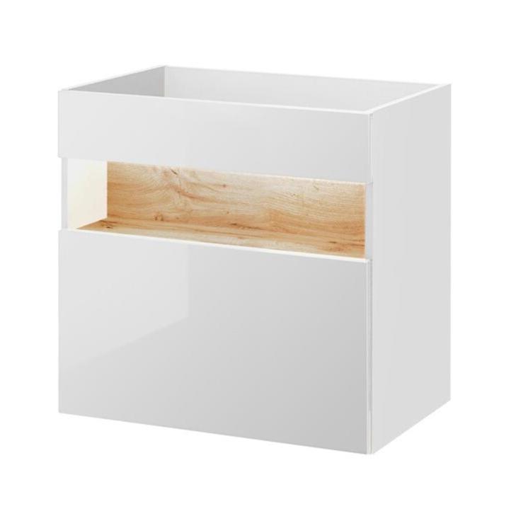 Vannas istabas izlietnes skapīs Baho 60;80;100/68/46 cm balts - N1 Home