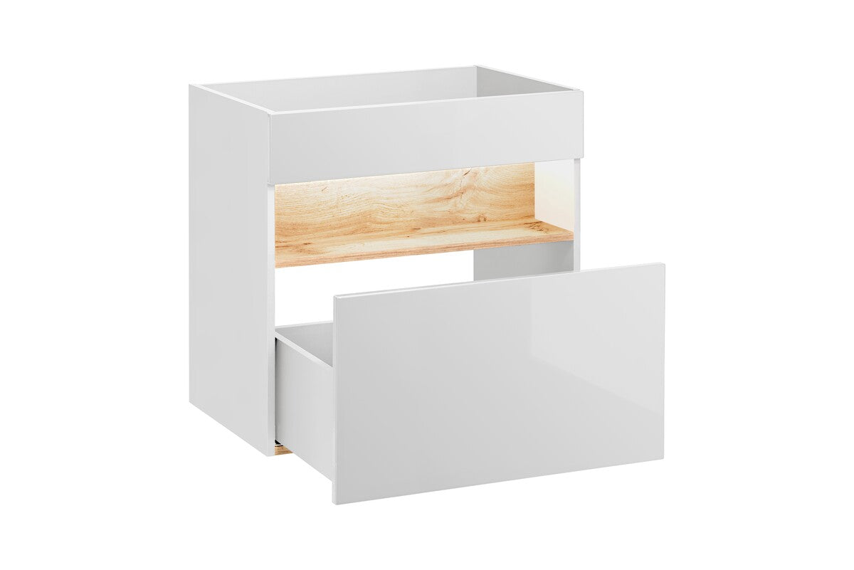 Vannas istabas izlietnes skapīs Baho 60;80;100/68/46 cm balts - N1 Home