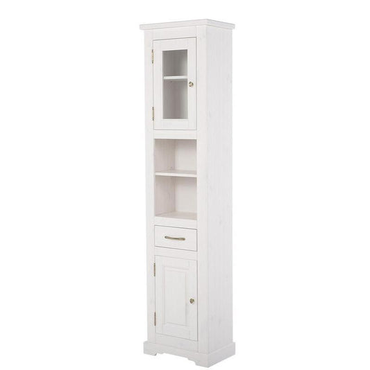 Vannas istaba skapīs Roma 45/190/30  cm balts - N1 Home