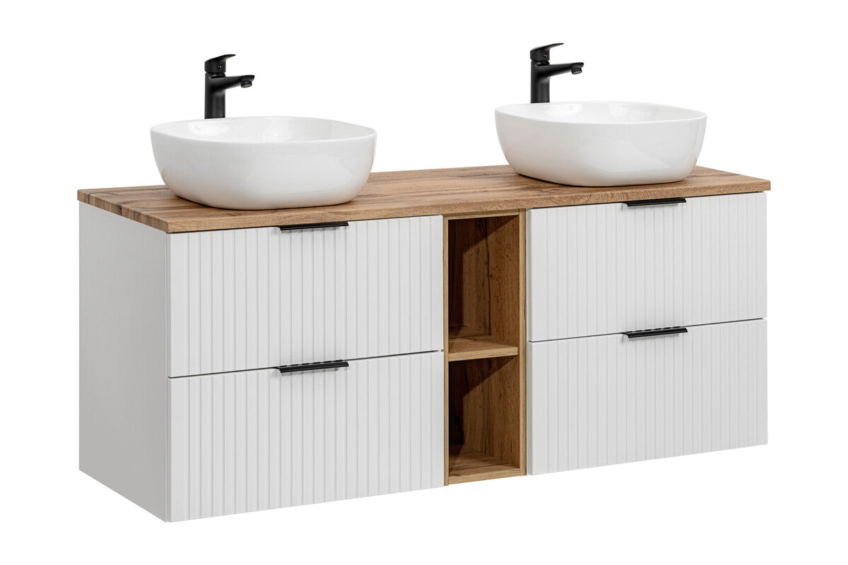 Vannas istabas mēbeļu komplekts Ade 140 cm TR balts - N1 Home