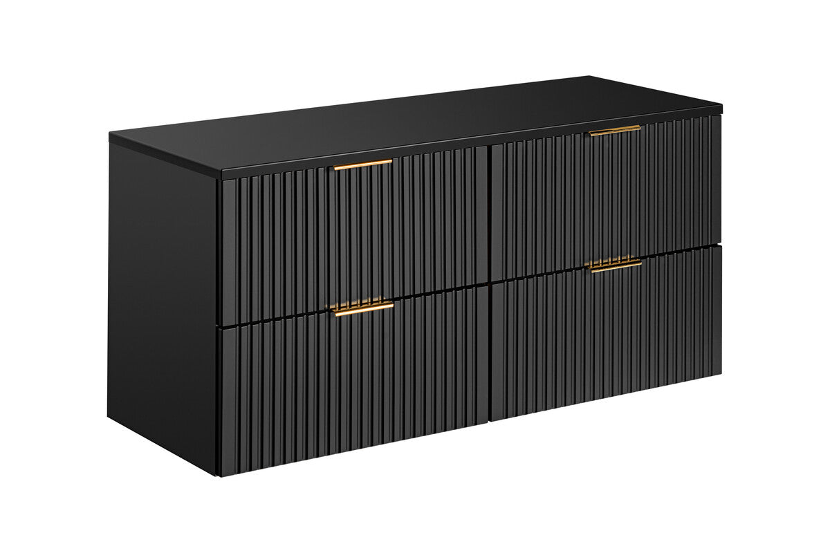 Vannas istabas mēbeļu komplekts Ade WQ 120 cm melns - N1 Home