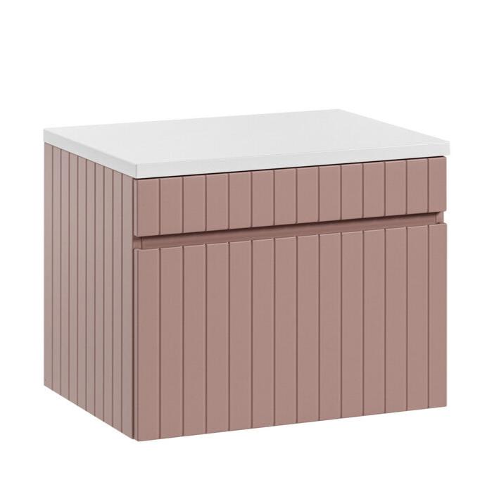 Vannas istabas mēbeļu komplekts Icon 60 cm rozā - N1 Home