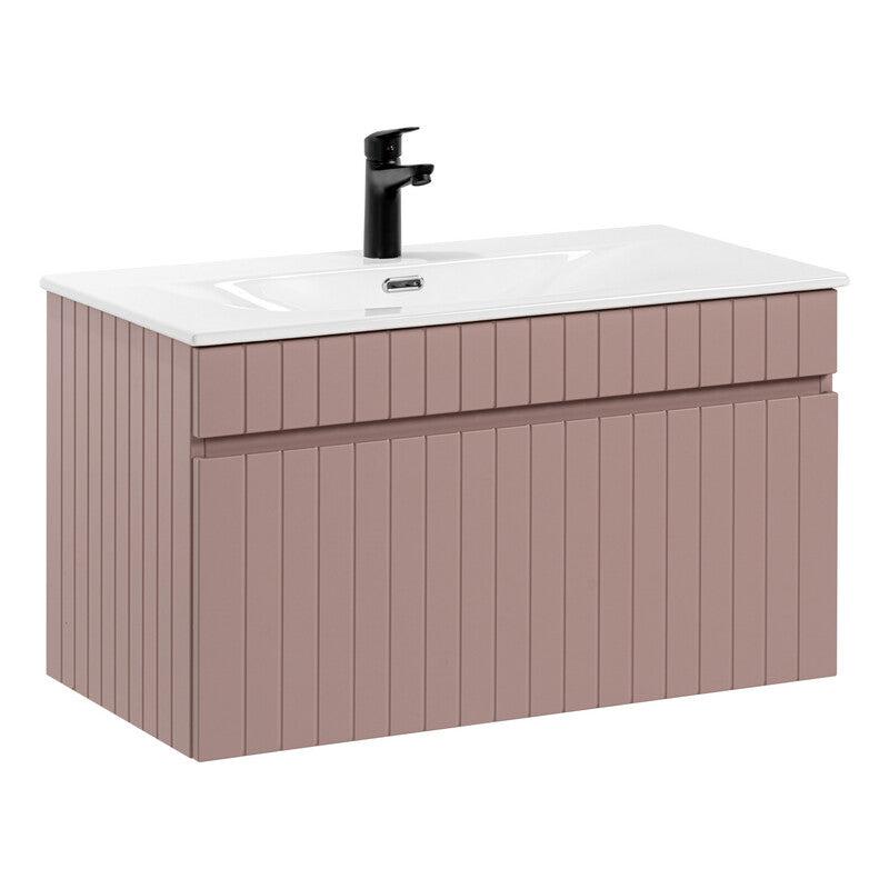 Vannas istabas mēbeļu komplekts Icon O 80 cm rozā - N1 Home