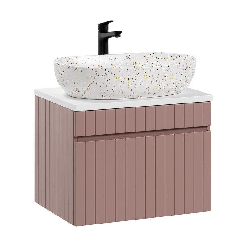 Vannas istabas mēbeļu komplekts Icon 60 cm rozā - N1 Home