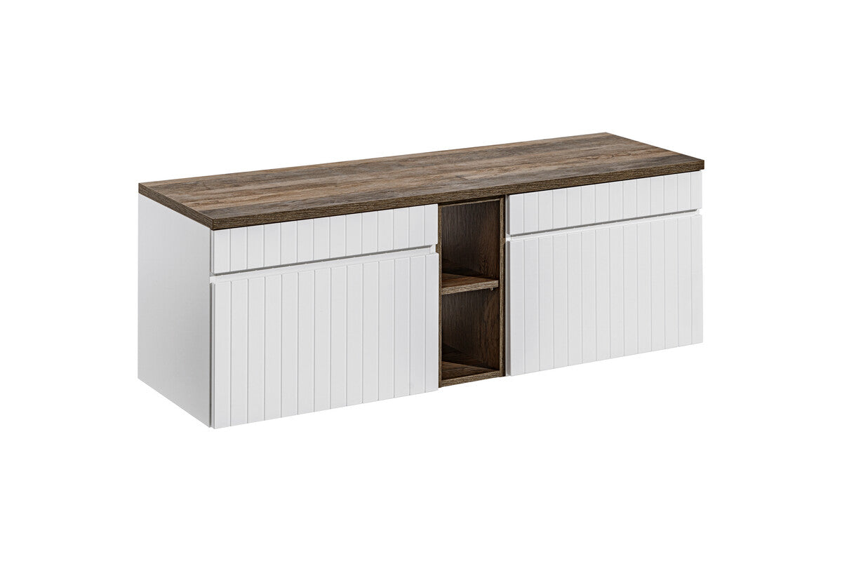 Vannas istabas mēbeļu komplekts Icon B 140 cm balts - N1 Home