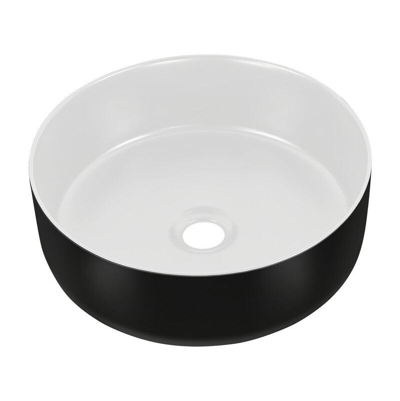 Izlietne Simp 36/13/36 cm melns/balts - N1 Home