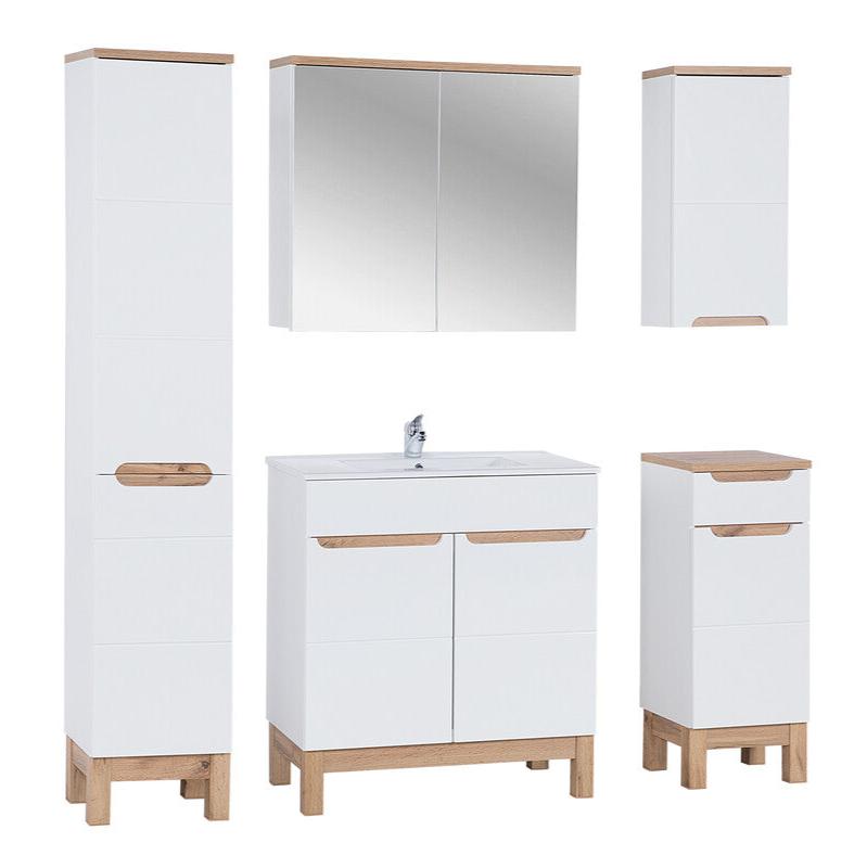 Vannas istabas mēbeļu komplekts Baili F balts - N1 Home