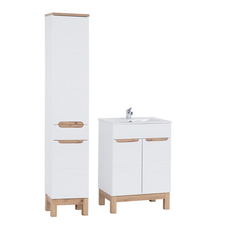 Vannas istabas mēbeļu komplekts Baili S balts - N1 Home