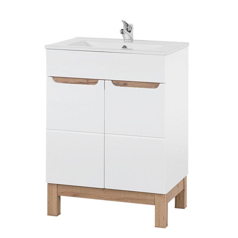 Vannas istabas mēbeļu komplekts Baili 60 cm balts - N1 Home