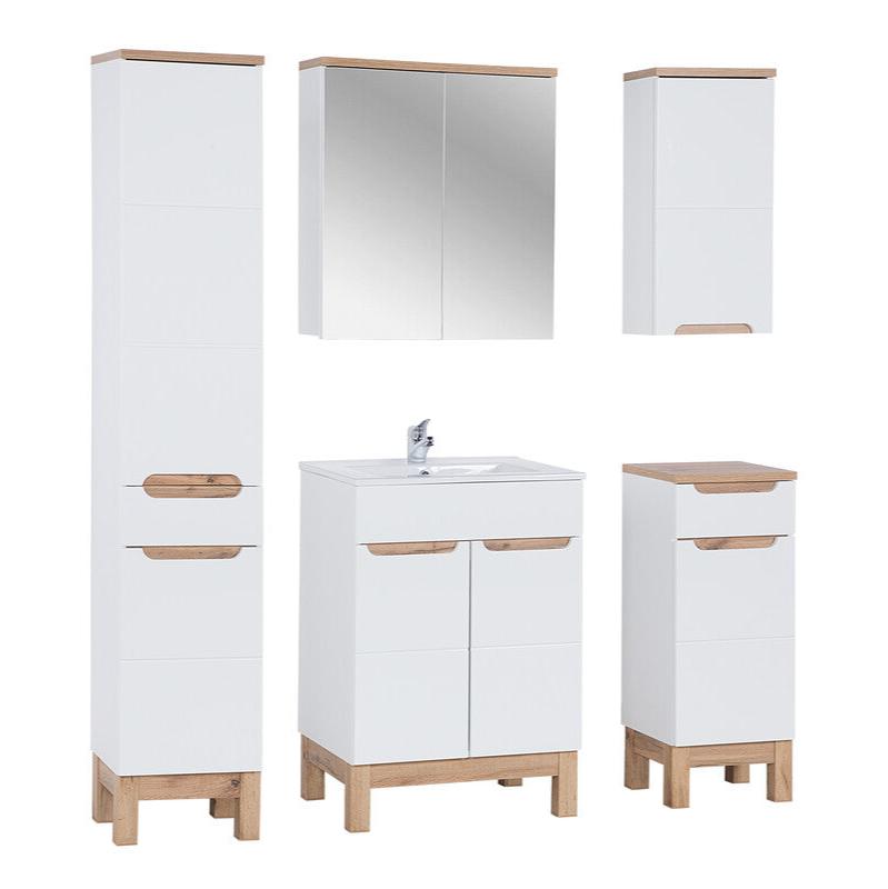 Vannas istabas mēbeļu komplekts Baili B balts - N1 Home