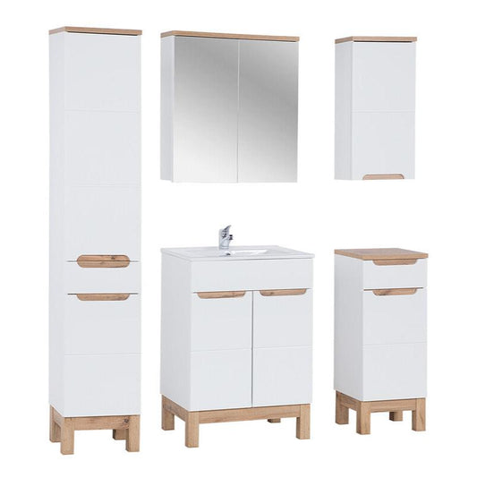 Vannas istabas mēbeļu komplekts Baili B balts - N1 Home