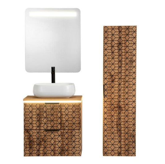 Vannas istabas mēbeļu komplekts Dia A 60 cm ozols - N1 Home