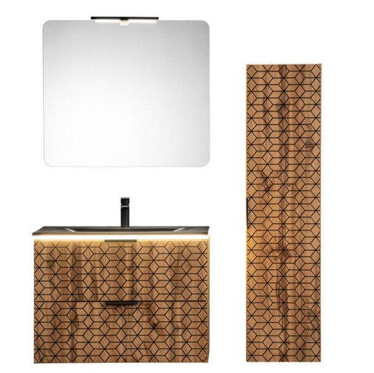 Vannas istabas mēbeļu komplekts Dia B 80 cm ozols - N1 Home