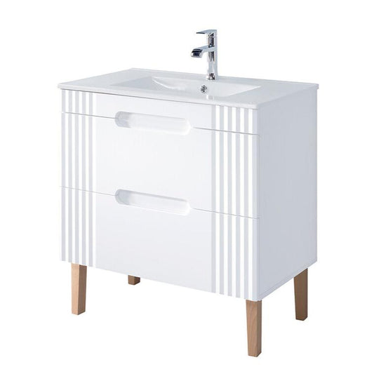 Vannas istabas mēbeļu komplekts Fija H 80 cm balts - N1 Home