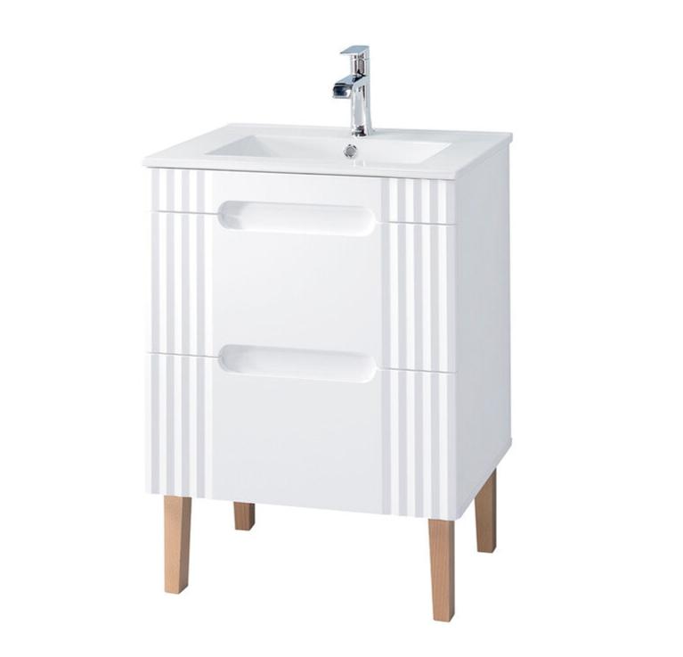 Vannas istabas mēbeļu komplekts Fija H 60 cm balts - N1 Home