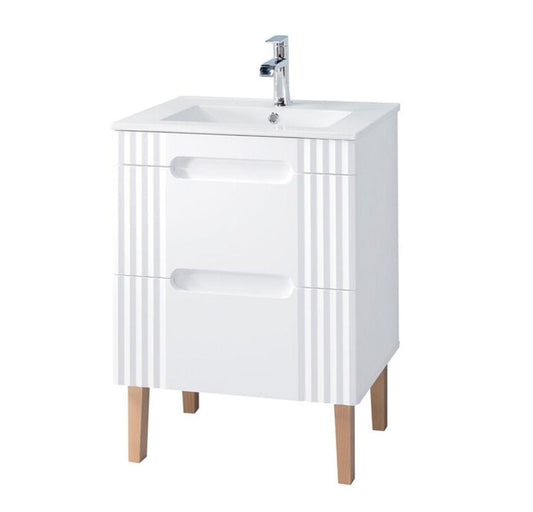 Vannas istabas mēbeļu komplekts Fija H 60 cm balts - N1 Home