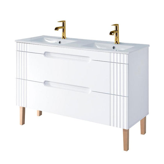 Vannas istabas mēbeļu komplekts Fija G 120 cm balts - N1 Home