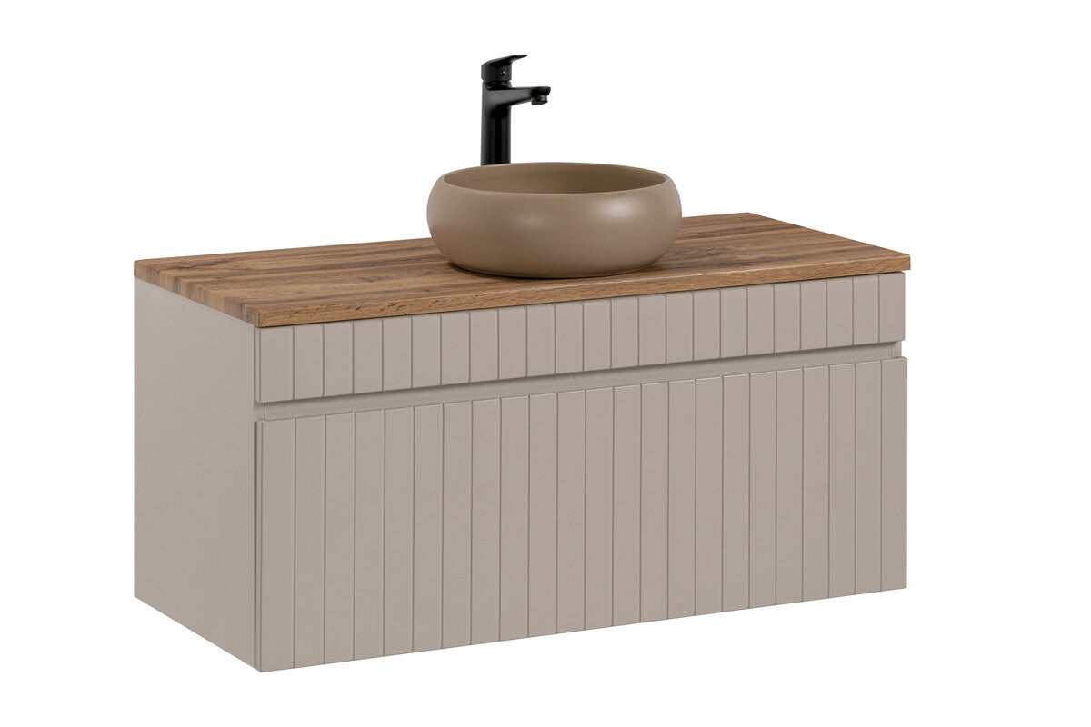 Vannas istabas mēbeļu komplekts Icon 100 cm kašmirs - N1 Home