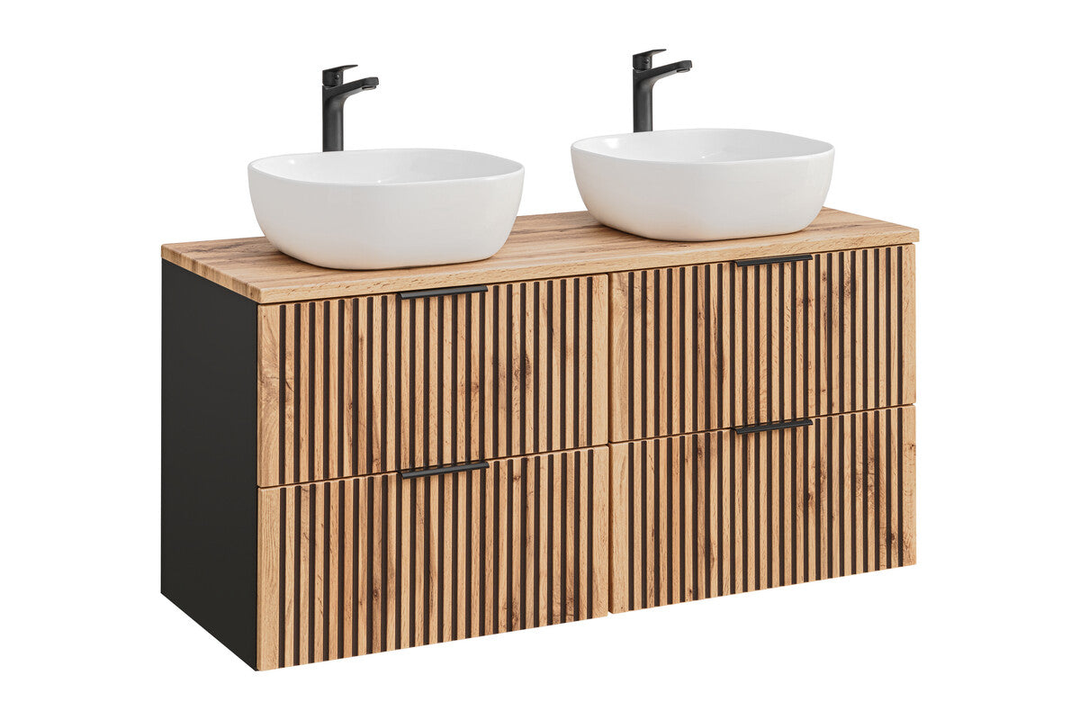 Vannas istabas mēbeļu komplekts Xil 120 cm votan ozols - N1 Home