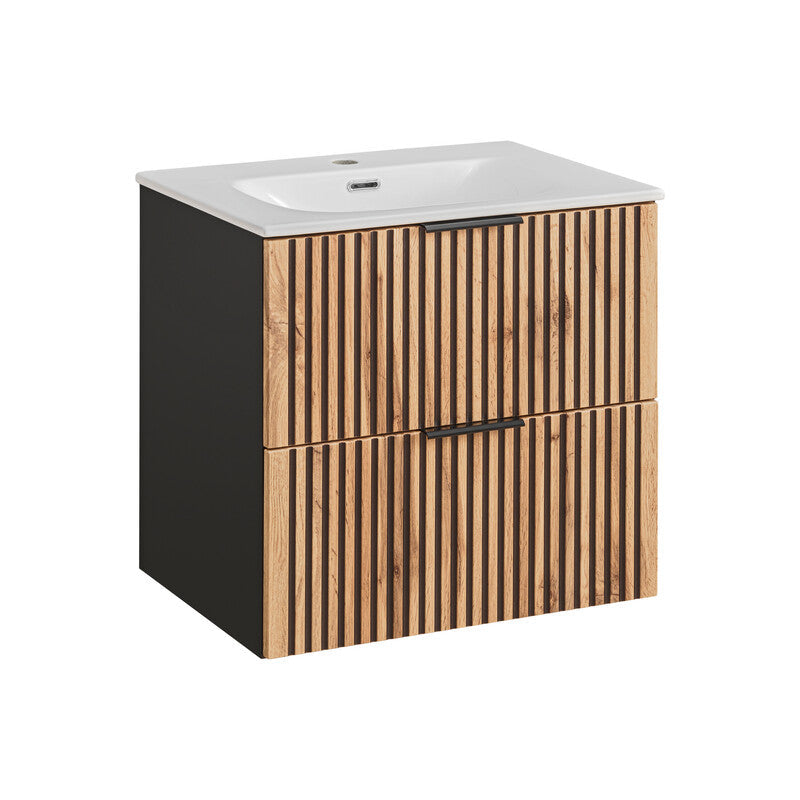 Vannas istabas mēbeļu komplekts Xil F 60 cm votan ozols - N1 Home